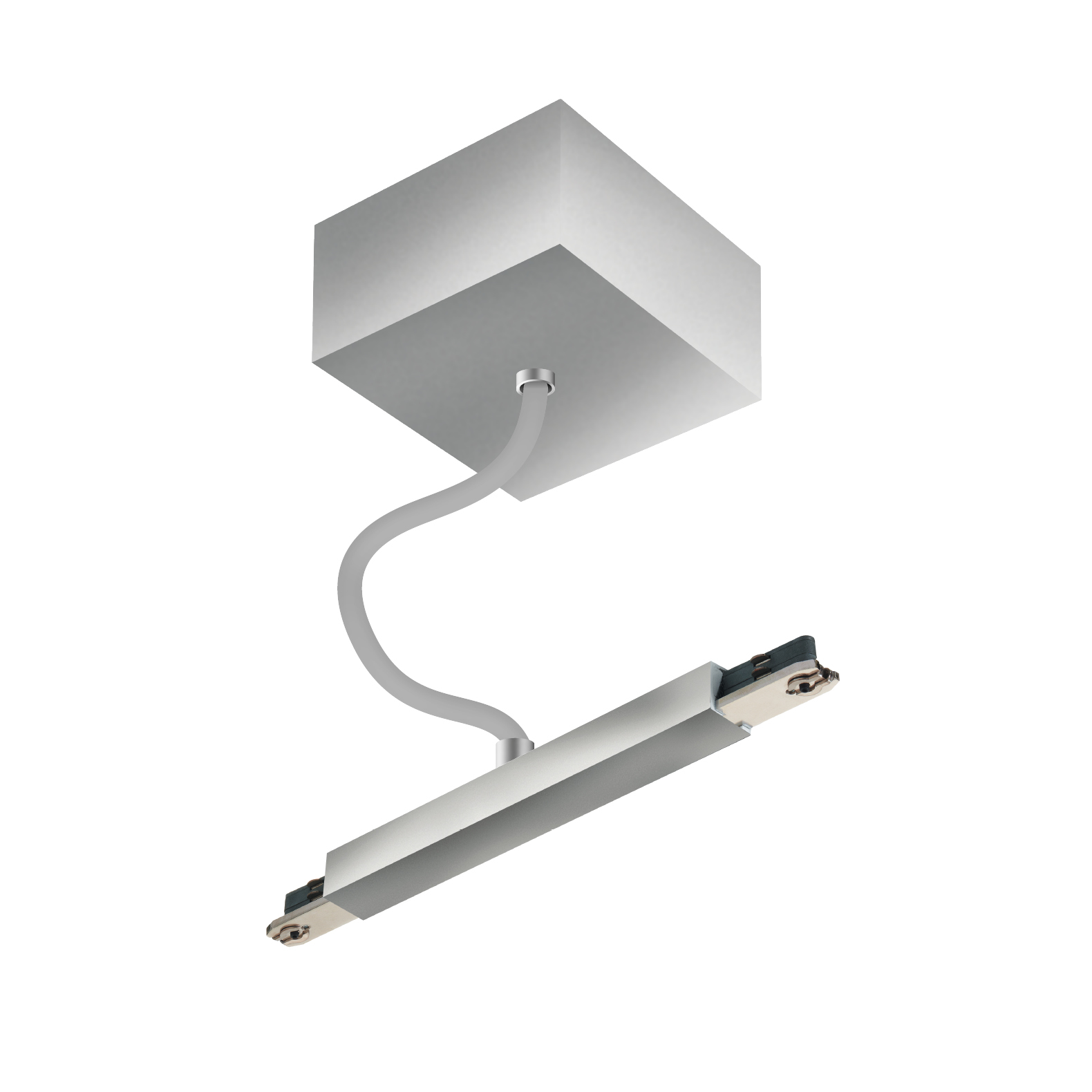 EINSPEISUNG FLEX C TOP DLR, 2x1000W, SK1, mattchrom, L: 1500mm EINSPEISUNG FLEX C TOP DLR, 2x1000W, SK1, mattchrom, L: 1500mm