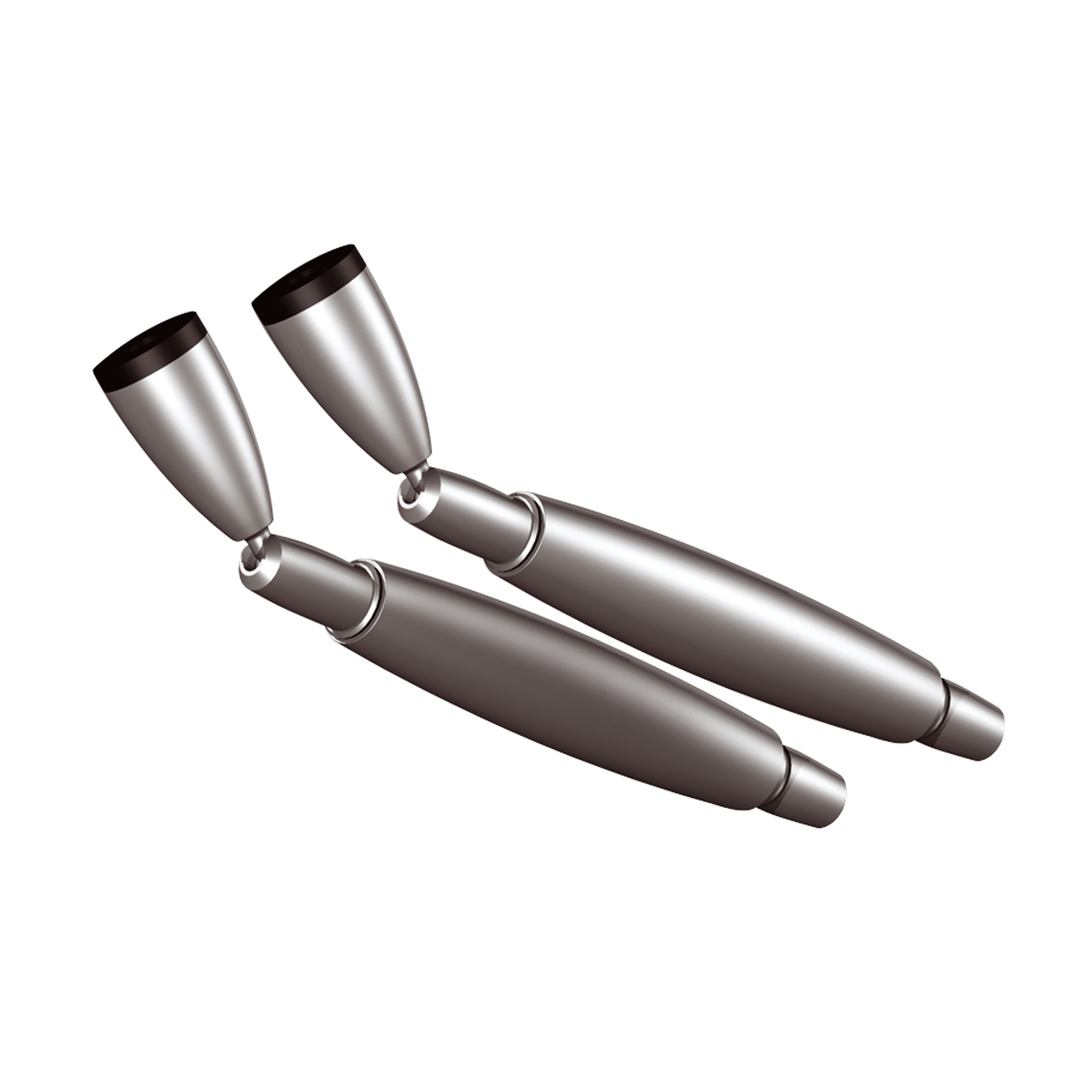 2X TENSIONER VARIO HLI, matt chrome