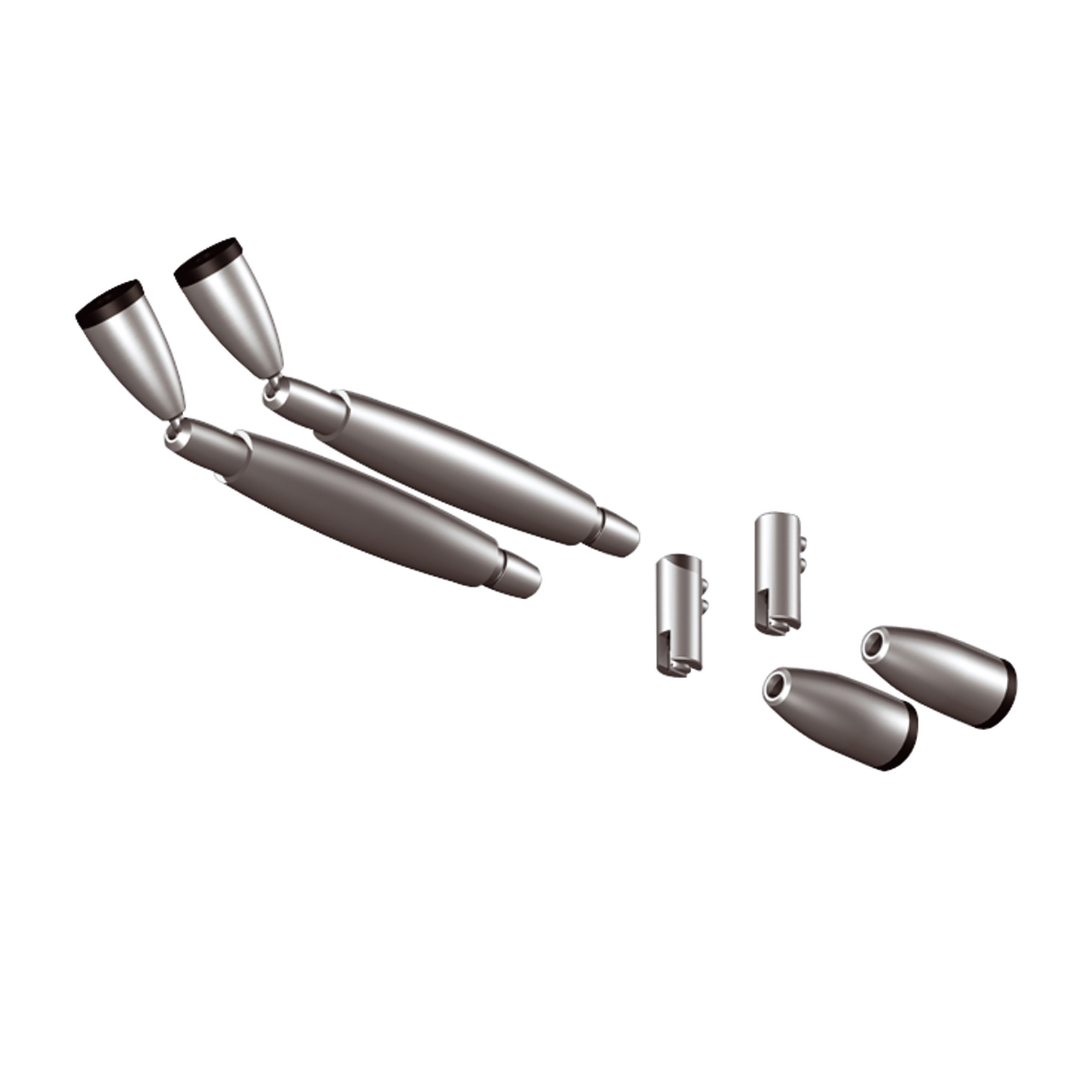 ASSEMBLYSET VARIO HLI, matt chrome ASSEMBLYSET VARIO HLI, matt chrome