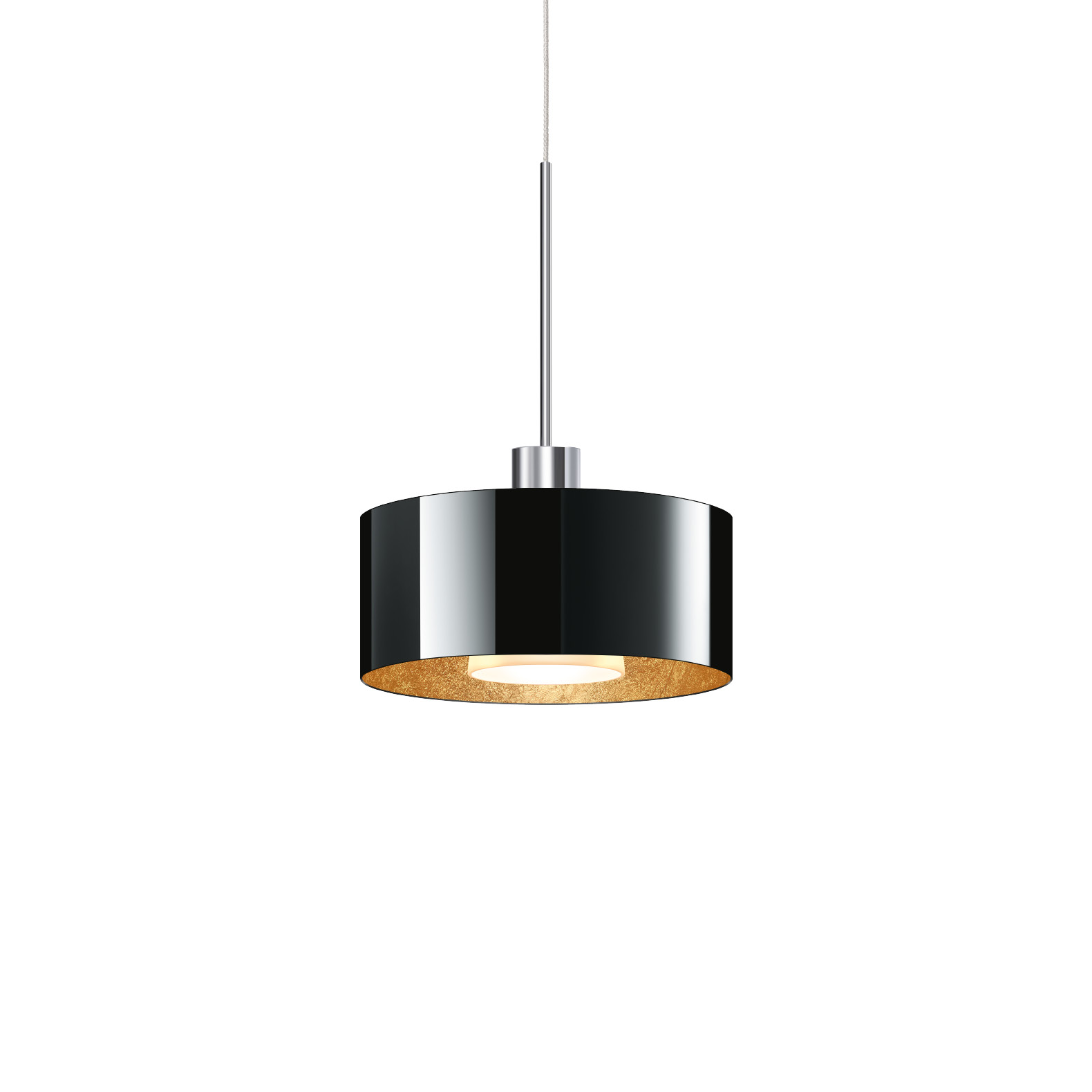 CANTARA VERRE 190 AC S, 12W, 2700K, verre noir or CANTARA VERRE 190 AC S, 12W, 2700K, verre noir or