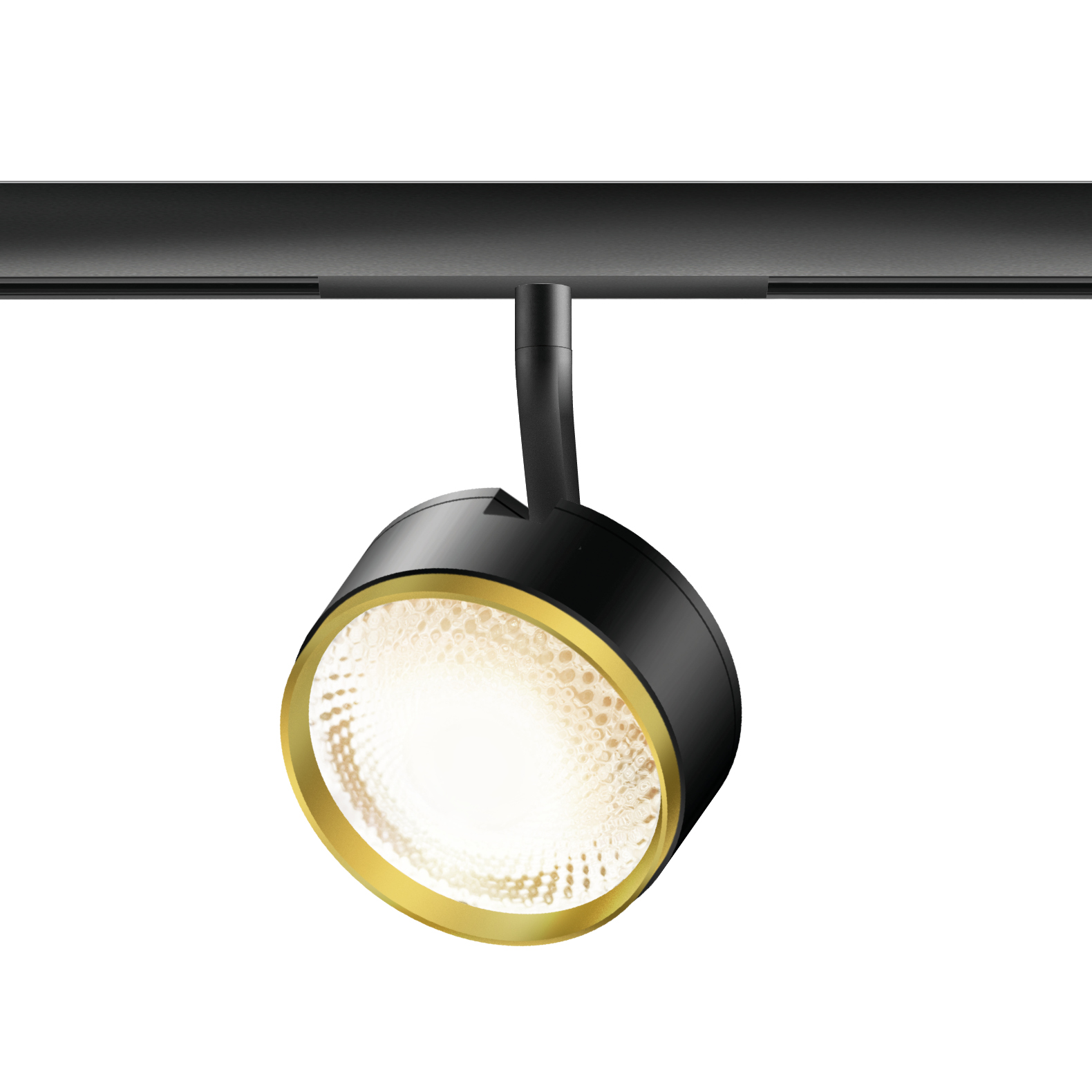 TUTO II SPOT 40° ALL-IN, 10W, CdP2, 2700K, anneau de déco or, noir TUTO II SPOT 40° ALL-IN, 10W, CdP2, 2700K, anneau de déco or, noir