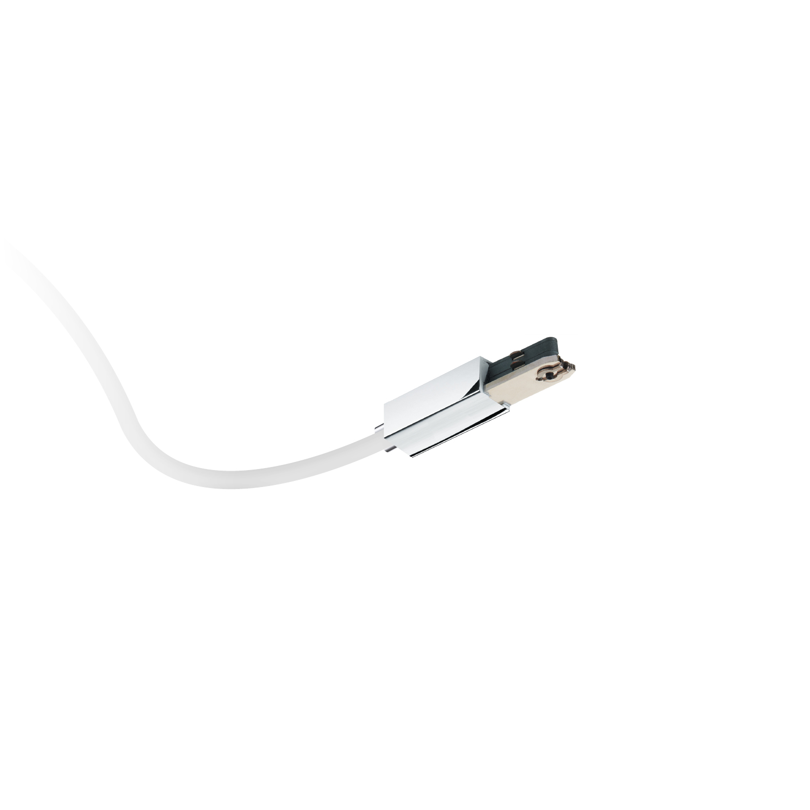 ALIMENTATION FLEX-END DLR, 2x1000W, CdP1, chrome, L: 2000mm ALIMENTATION FLEX-END DLR, 2x1000W, CdP1, chrome, L: 2000mm