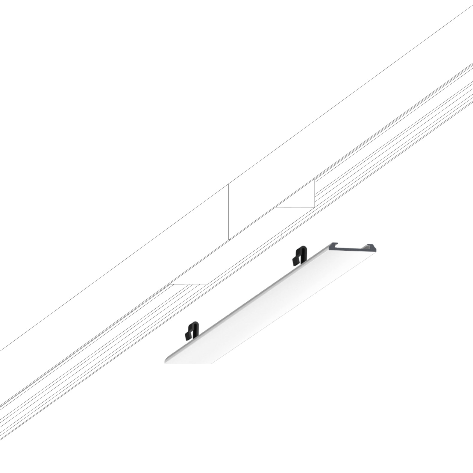 COVER CONNECTOR ALL-IN, white, L: 80mm COVER CONNECTOR ALL-IN, white, L: 80mm