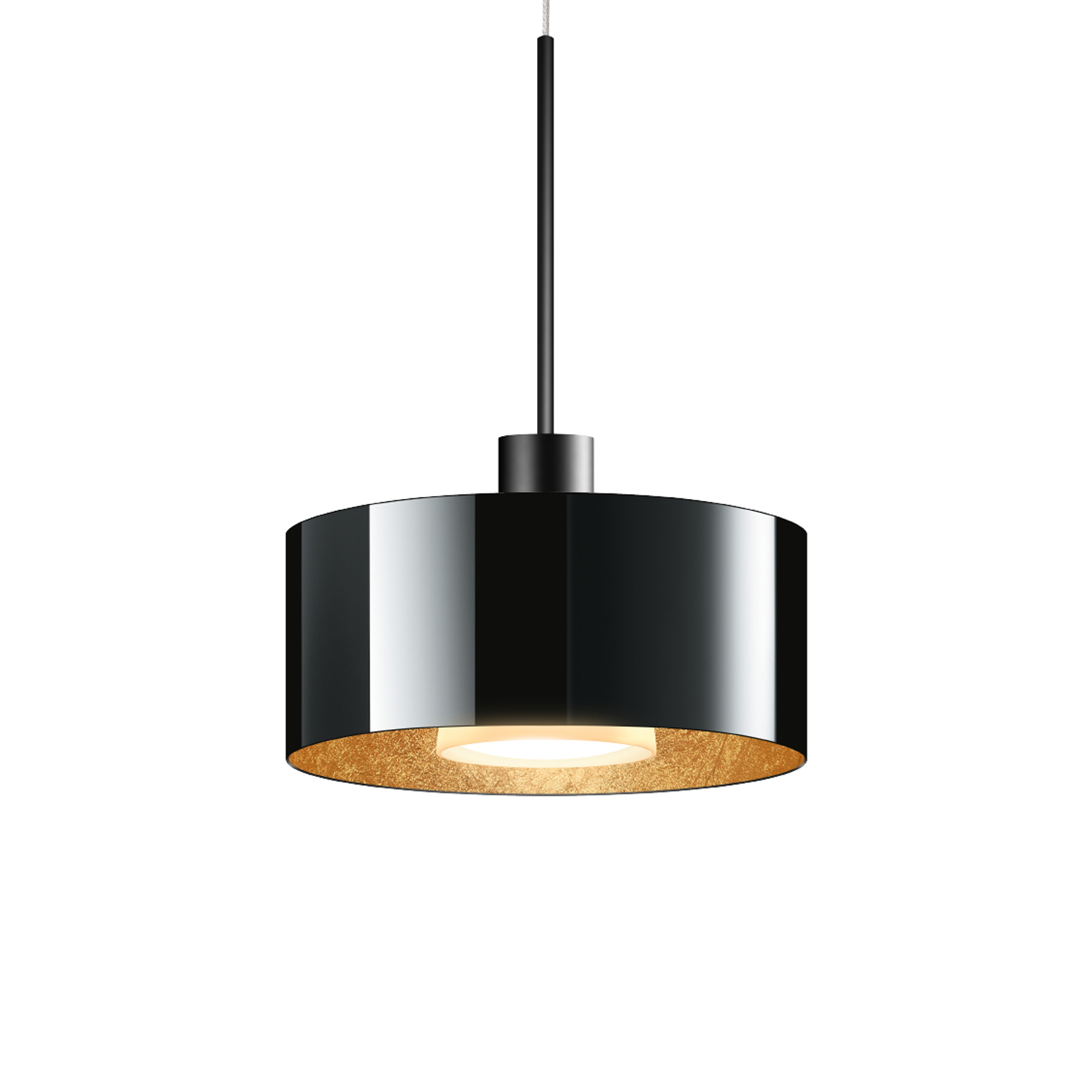 CANTARA GLASS 190 ALL-IN, 10W, PC2, 2700K, glass black gold