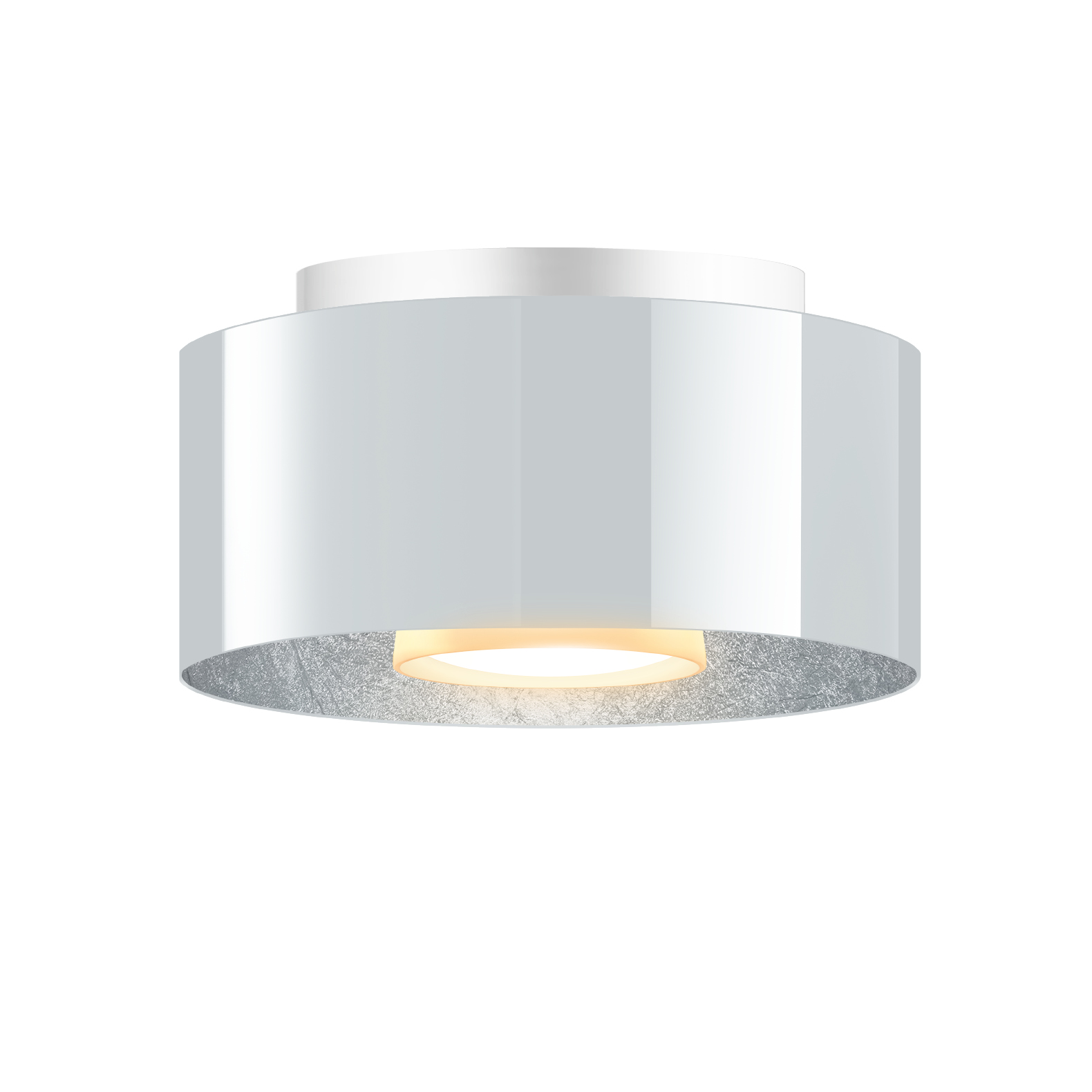 CANTARA GLASS 190 LV C, 15W, 2000K-3000K, glass white silver